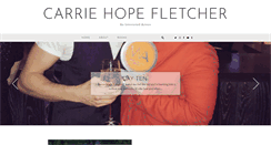 Desktop Screenshot of carriehopefletcher.com